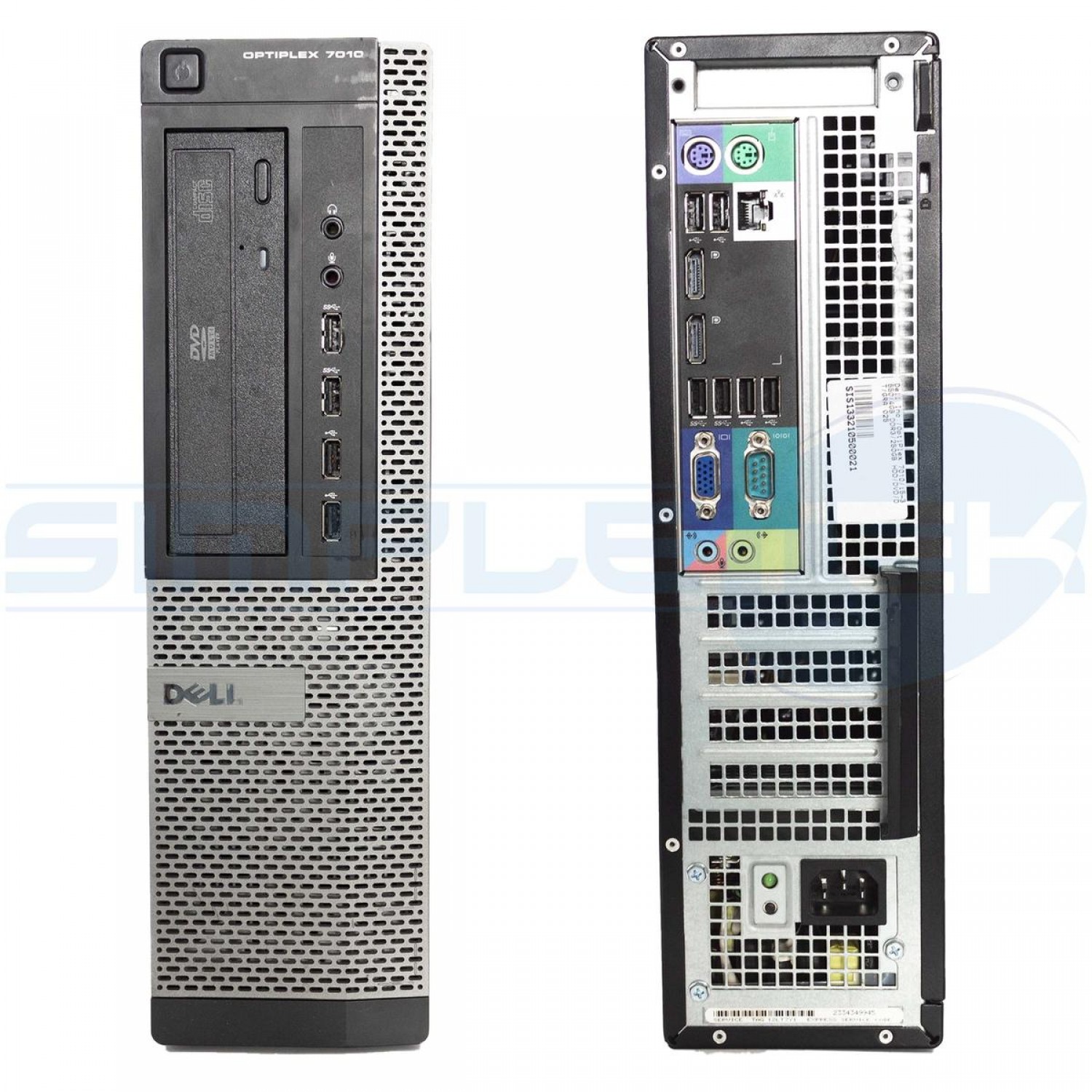 Dell OptiPlex 7010 (Intel Core i5-3470/8GB DDR3 / 128GB SSD / DVD-RW / No OS ) Σταθερός Υπολογιστής -