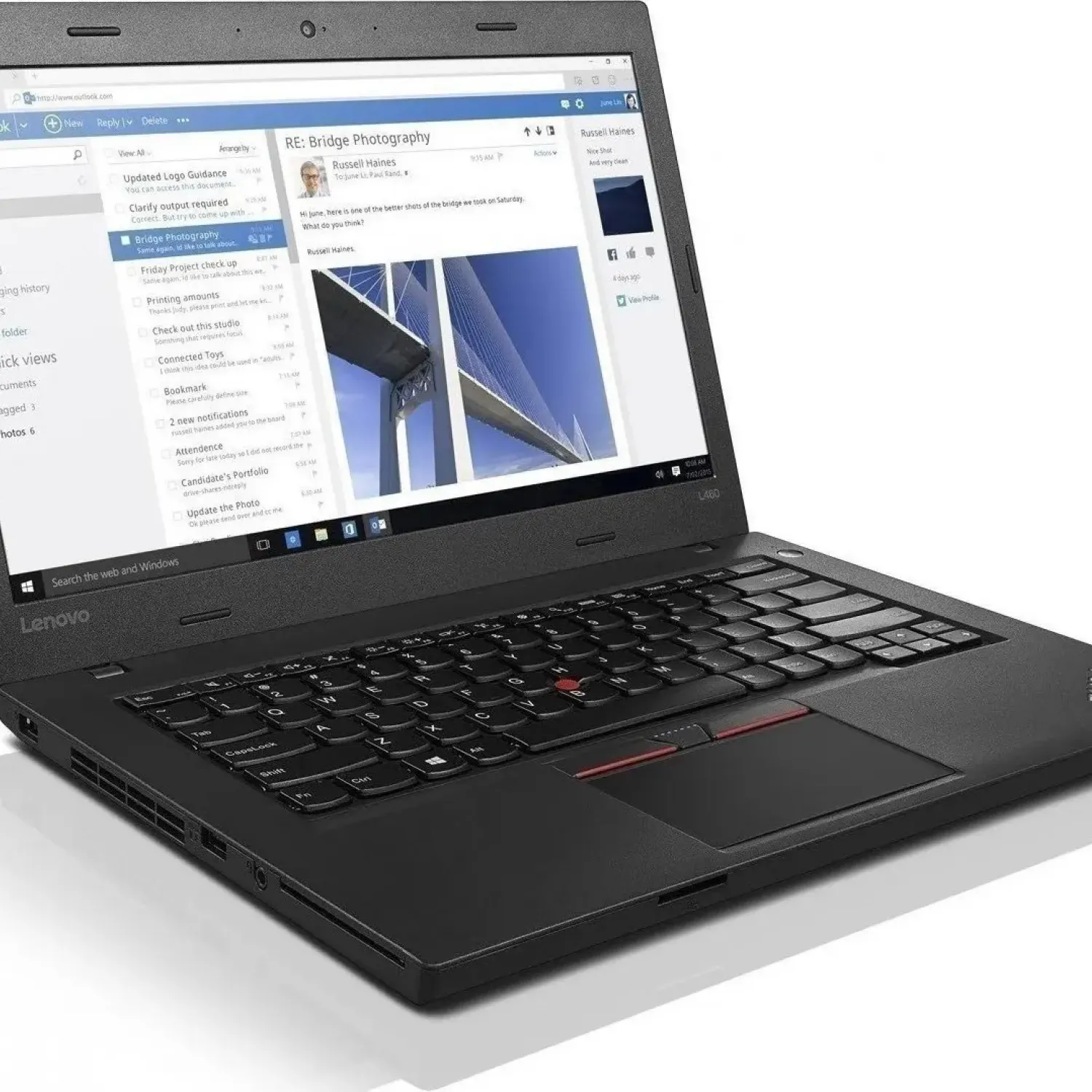 Laptop 14'' Lenovo ThinkPad L460 (8GB RAM/128GB SSD) 